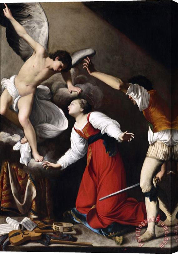 Carlo Saraceni The Martyrdom of Saint Cecelia Stretched Canvas Painting / Canvas Art