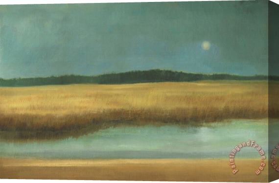 Caroline Gold Harvest Moon Stretched Canvas Painting / Canvas Art