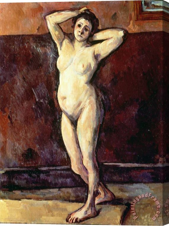 Cezanne Standing Nude Woman Stretched Canvas Print / Canvas Art