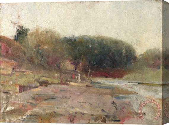 Charles Edward Conder On The River Yarra, Near Heidelberg, Victoria Stretched Canvas Print / Canvas Art