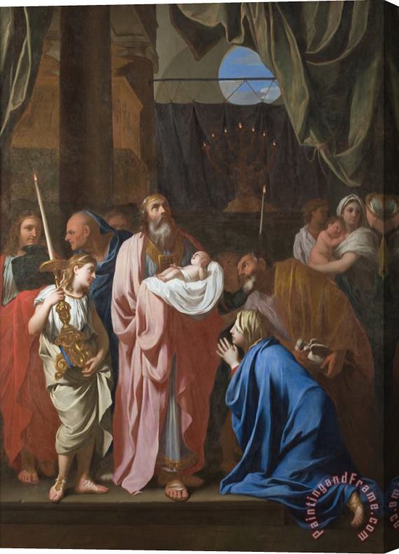 Charles Le Brun The Presentation of Christ in the Temple Stretched Canvas Painting / Canvas Art