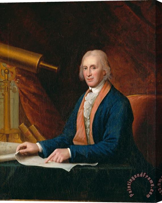 Charles Willson Peale David Rittenhouse Stretched Canvas Painting / Canvas Art