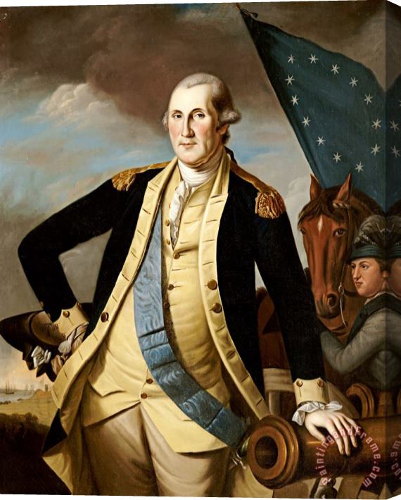 Charles Willson Peale George Washington Stretched Canvas Painting / Canvas Art