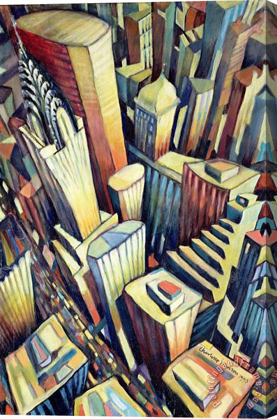 Charlotte Johnson Wahl The Chrysler Building Stretched Canvas Painting / Canvas Art