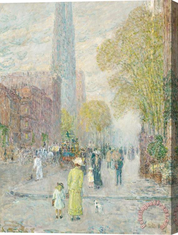 Childe Hassam Cathedral Spires Stretched Canvas Painting / Canvas Art