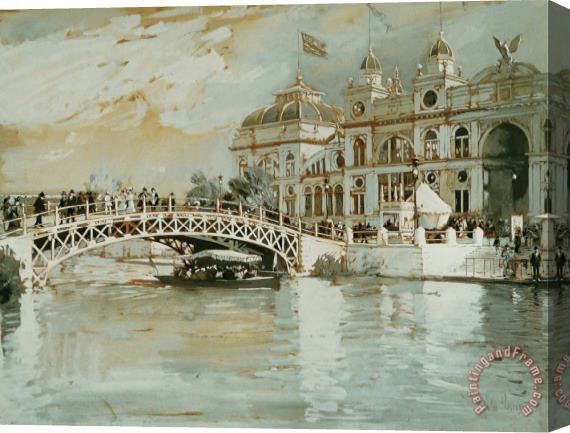 Childe Hassam Columbian Exposition, Chicago Stretched Canvas Print / Canvas Art