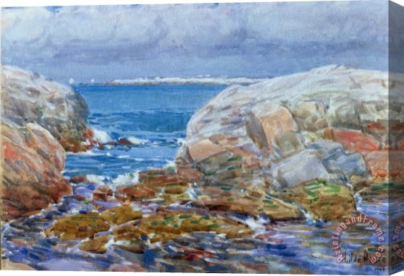 Childe Hassam Duck Island Stretched Canvas Painting / Canvas Art