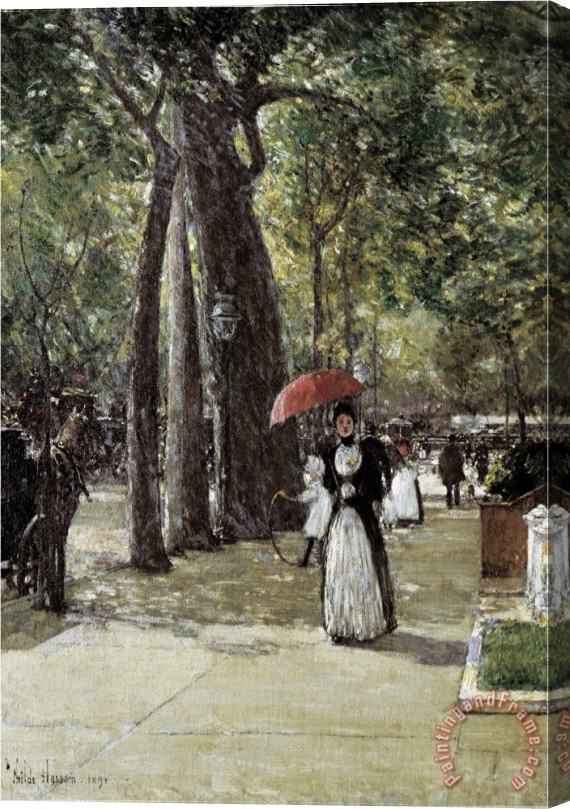 Childe Hassam Fifth Avenue at Washington Square New York Stretched Canvas Print / Canvas Art