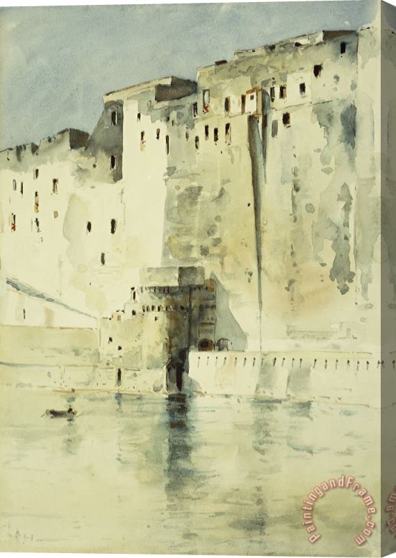 Childe Hassam Old Fortress Naples Stretched Canvas Painting / Canvas Art
