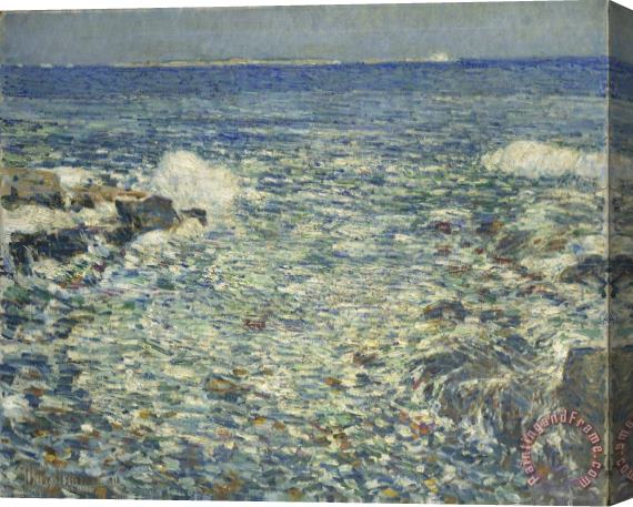 Childe Hassam Surf, Isles of Shoals Stretched Canvas Painting / Canvas Art