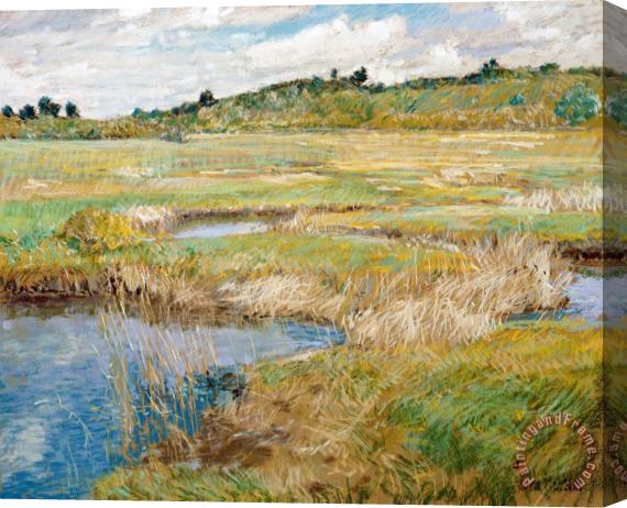 Childe Hassam The Concord Meadow, Concord, Massachusetts Stretched Canvas Painting / Canvas Art
