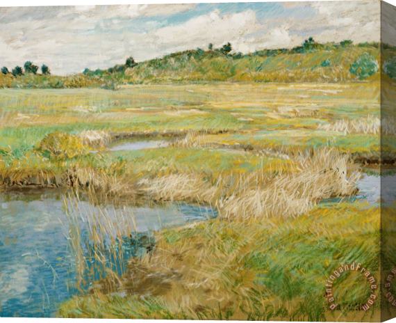 Childe Hassam The Concord Meadow Stretched Canvas Painting / Canvas Art