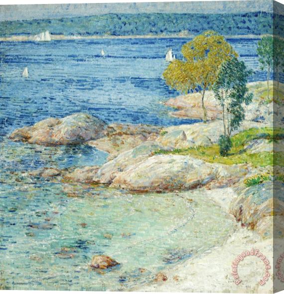 Childe Hassam The Outer Harbour Stretched Canvas Painting / Canvas Art