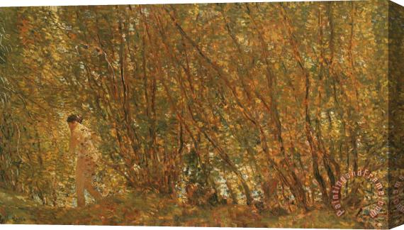 Childe Hassam Under the Alders Stretched Canvas Painting / Canvas Art