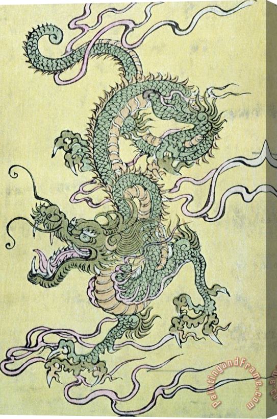 Chinese School A Chinese Dragon Stretched Canvas Painting / Canvas Art
