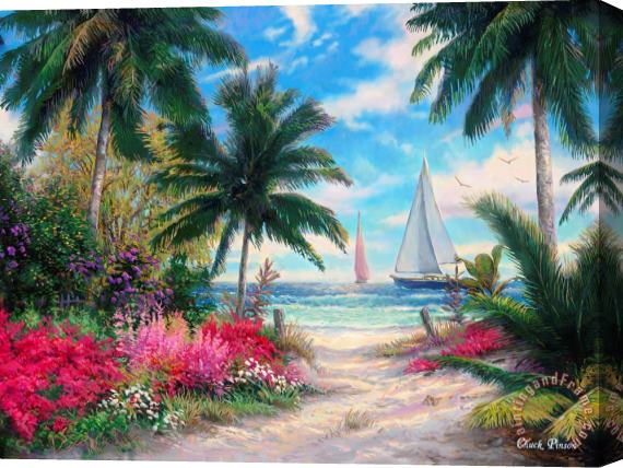 Chuck Pinson Sea Breeze Trail Stretched Canvas Print / Canvas Art