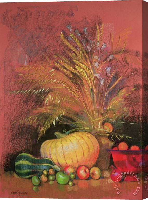 Claire Spencer Autumn Harvest Stretched Canvas Painting / Canvas Art