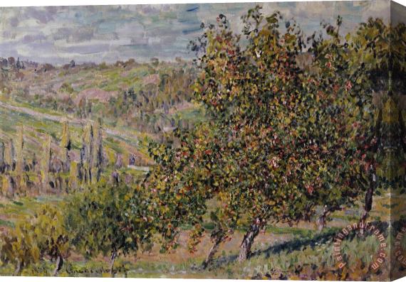 Claude Monet Apple Blossom Stretched Canvas Painting / Canvas Art