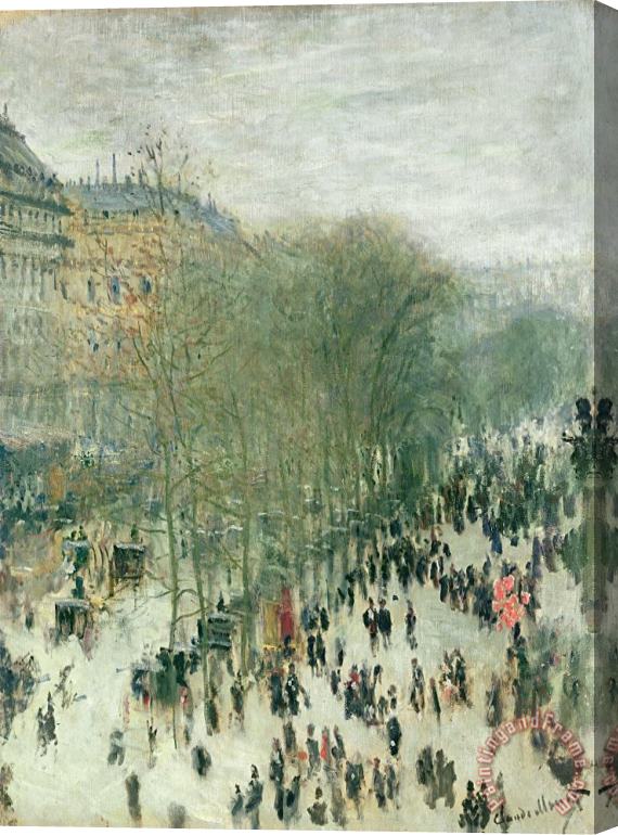 Claude Monet Boulevard des Capucines Stretched Canvas Print / Canvas Art