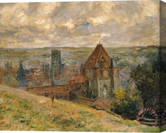 Claude Monet Dieppe Stretched Canvas Painting / Canvas Art