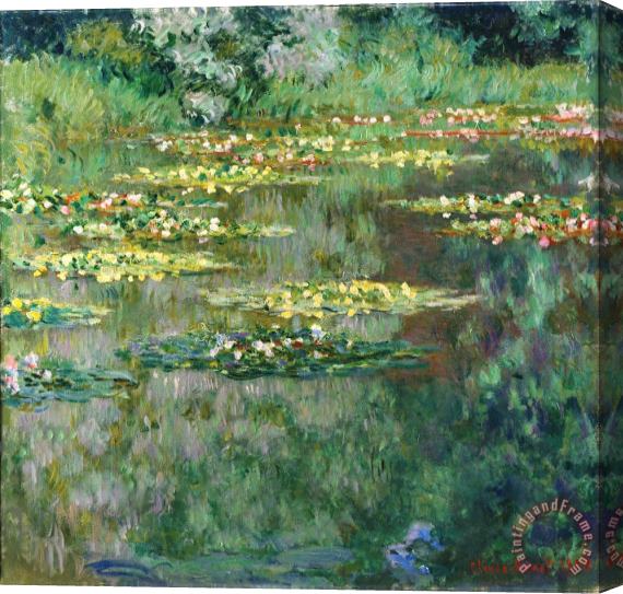Claude Monet Le Bassin Des Nympheas Stretched Canvas Print / Canvas Art