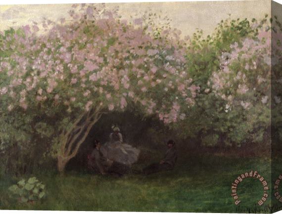 Claude Monet Lilacs Stretched Canvas Print / Canvas Art