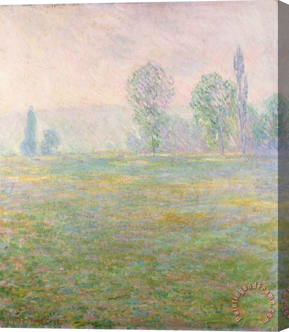 Claude Monet Meadows in Giverny Stretched Canvas Painting / Canvas Art