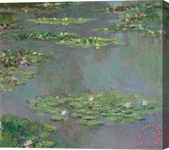 Claude Monet Nympheas Stretched Canvas Painting / Canvas Art