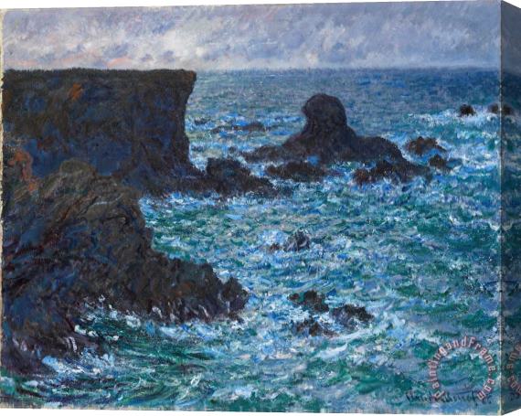 Claude Monet Rocks at Port Coton the Lion Rock Stretched Canvas Print / Canvas Art