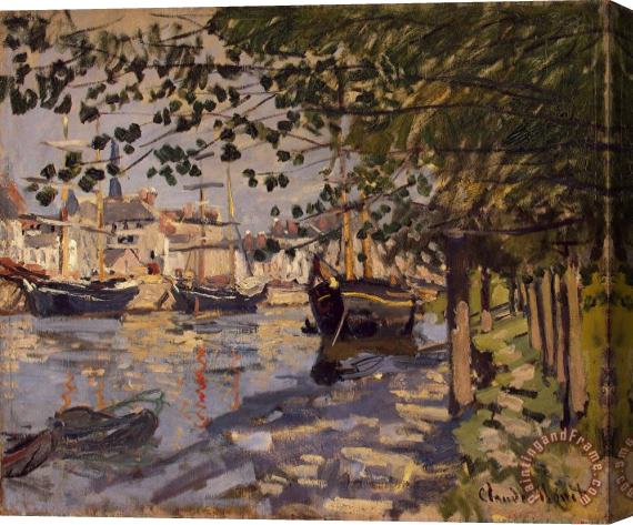 Claude Monet Seine at Rouen Stretched Canvas Print / Canvas Art