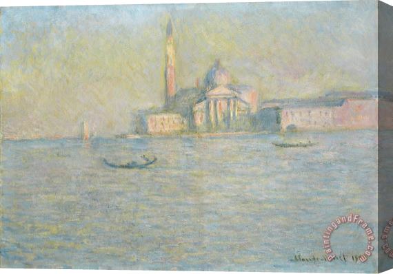 Claude Monet The Church of San Giorgio Maggiore Venice Stretched Canvas Print / Canvas Art