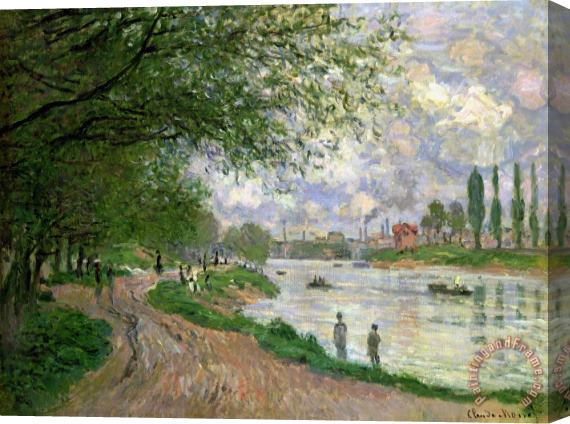 Claude Monet The Island of La Grande Jatte Stretched Canvas Painting / Canvas Art