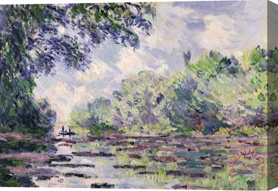 Claude Monet The Seine at Giverny Stretched Canvas Print / Canvas Art