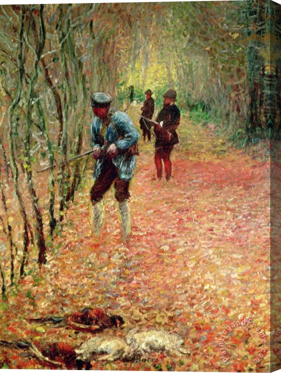Claude Monet The Shoot Stretched Canvas Painting / Canvas Art
