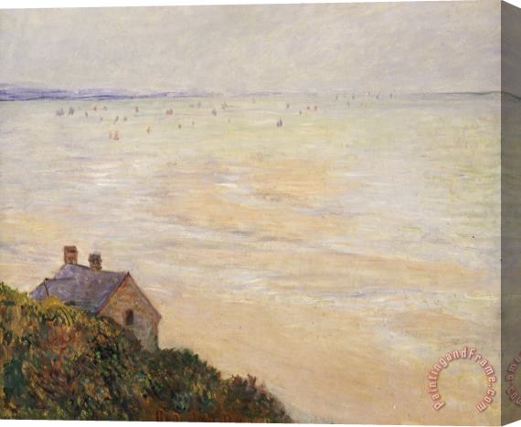 Claude Monet Trouville at Low Tide Stretched Canvas Painting / Canvas Art
