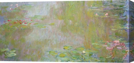 Claude Monet Waterlilies at Giverny Stretched Canvas Print / Canvas Art