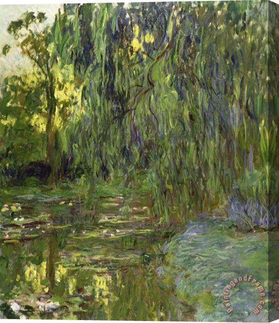 Claude Monet Weeping Willows The Waterlily Pond At Giverny Stretched Canvas Painting / Canvas Art