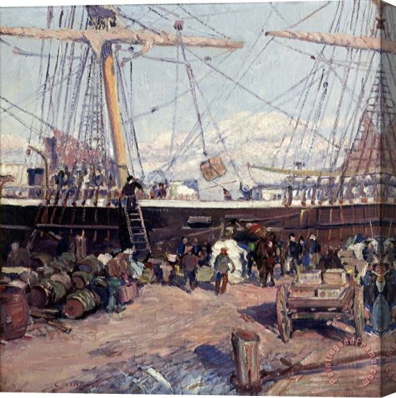 Clifford Warren Ashley Cape Verde Packet, 1914 Stretched Canvas Painting / Canvas Art