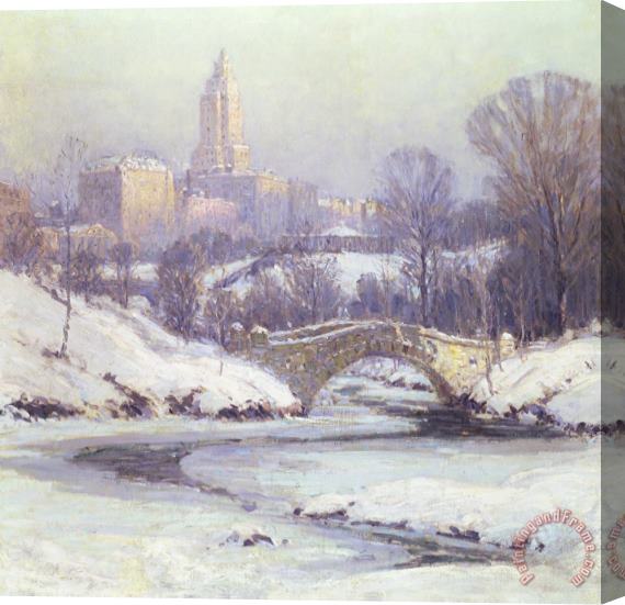 Colin Campbell Cooper Central Park Stretched Canvas Print / Canvas Art