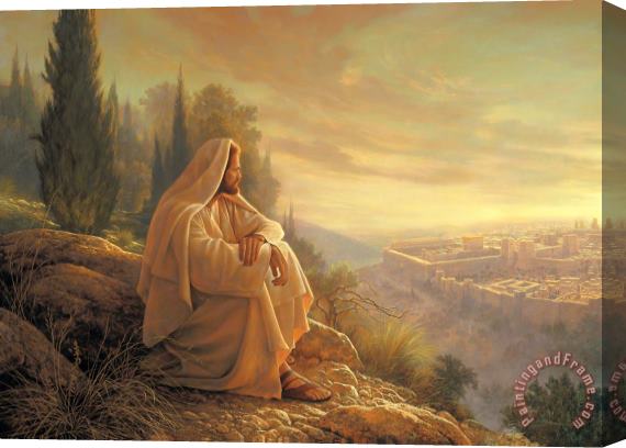 Collection 2 O Jerusalem Stretched Canvas Painting / Canvas Art
