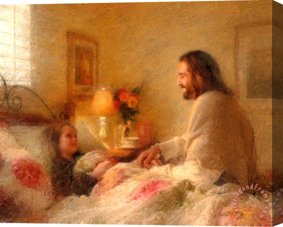 Collection 2 The Comforter Stretched Canvas Painting / Canvas Art