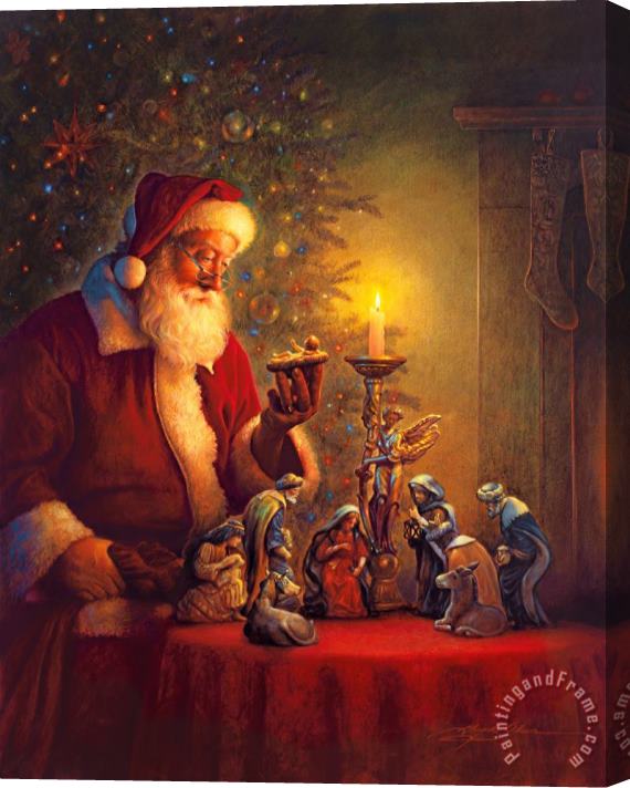Collection 2 The Spirit Of Christmas Stretched Canvas Print / Canvas Art