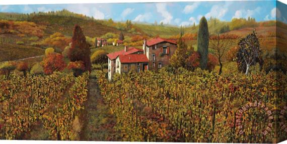 Collection 7 Le Vigne Toscane Stretched Canvas Print / Canvas Art