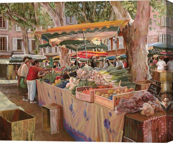 Collection 7 Mercato Provenzale Stretched Canvas Print / Canvas Art