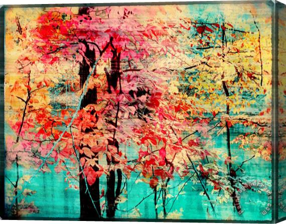 Collection 8 Autumn tapestry Stretched Canvas Painting / Canvas Art