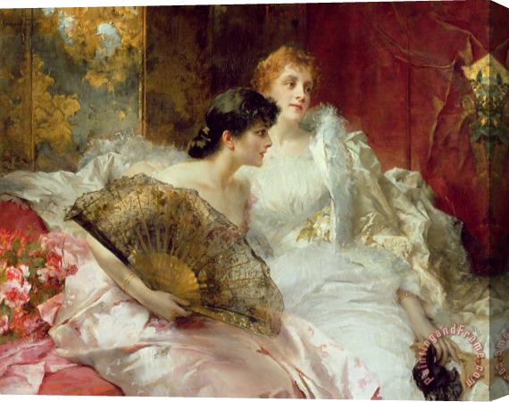 Conrad Kiesel After the Ball Stretched Canvas Print / Canvas Art