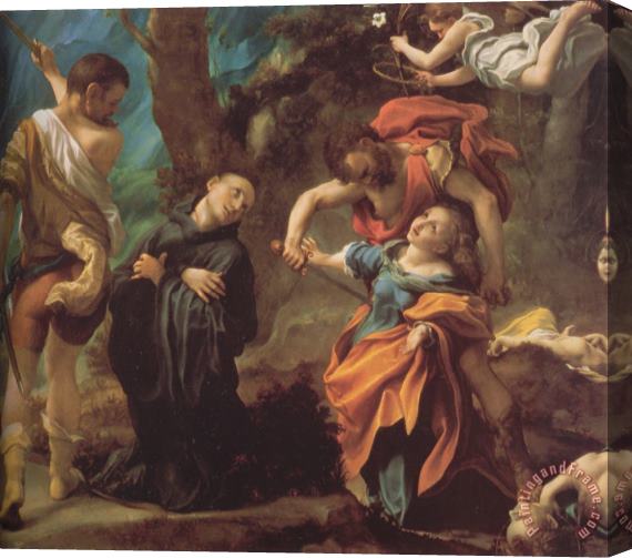 Correggio The Martyrdom of Four Saints Stretched Canvas Print / Canvas Art