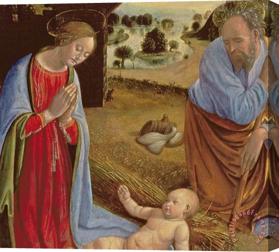 Cosimo Rosselli The Nativity Stretched Canvas Print / Canvas Art