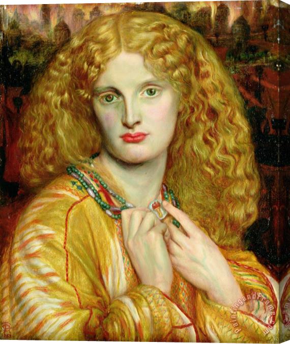 Dante Charles Gabriel Rossetti Helen of Troy Stretched Canvas Painting / Canvas Art