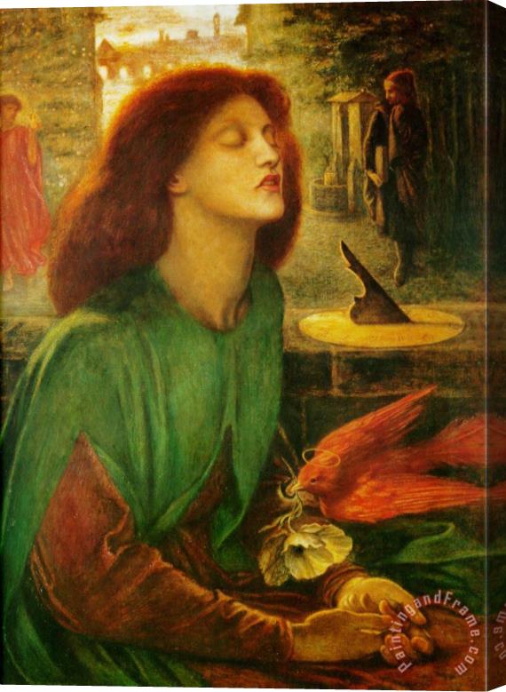 Dante Gabriel Rossetti Blessed Beatrice Stretched Canvas Painting / Canvas Art
